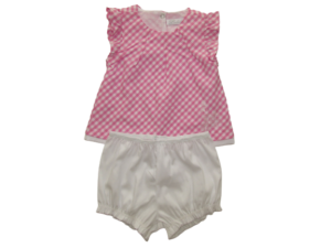 LOLETA ΒΡΕΦΙΚΟ ΦΟΡΕΜΑ ΜΕ ΣΟΡΤΣ/ΠΑΠΟΥΤΣΙΑ 1167 - ροζ