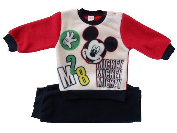 ©DISNEY ΠΑΙΔΙΚΗ FLEECE ΠΙΤΖΑΜΑ MICKEY MOUSE 1274 – κόκκινο 26730