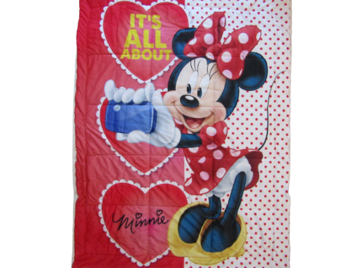 ©DISNEY ΠΑΙΔΙΚΟ ΠΑΠΛΩΜΑ MINNIE 137Υx112Π 1126 - κόκκινο