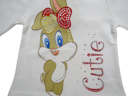 LOONEY TUNES ΠΑΙΔΙΚΗ ΜΑΚΡΥΜΑΝΙΚΗ ΜΠΛΟΥΖΑ 5H204_A – λευκό