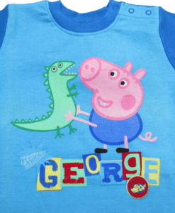 PEPPA PIG ΠΑΙΔΙΚΗ ΜΠΛΟΥΖΑ GEORGE PIG 0281 - γαλάζιο
