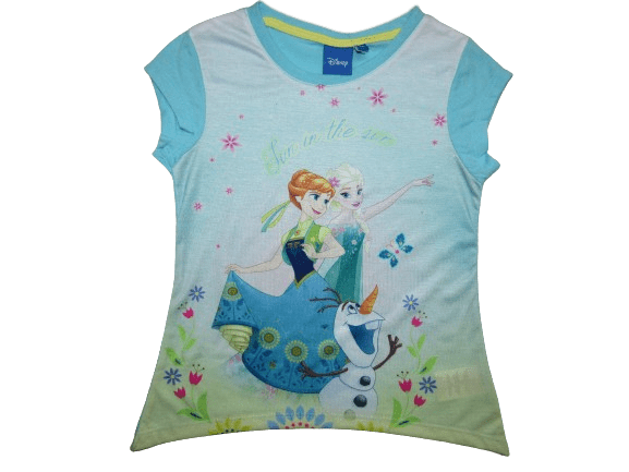 ©DISNEY ΠΑΙΔΙΚΟ T-SHIRT FROZEN 0533 - γαλάζιο 10089