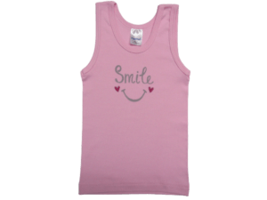 PRETTY BABY ΠΑΙΔΙΚΟ ΑΜΑΝΙΚΟ ΦΑΝΕΛΑΚΙ SMILE 1442 – ροζ