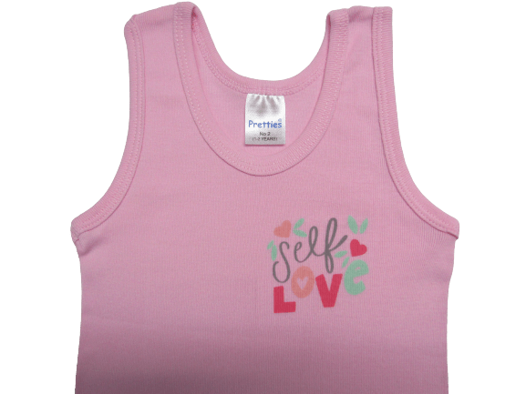 PRETTY BABY ΠΑΙΔΙΚΟ ΑΜΑΝΙΚΟ ΦΑΝΕΛΑΚΙ SELF LOVE 1439 – ροζ ΡΟΖ φωτογραφία
