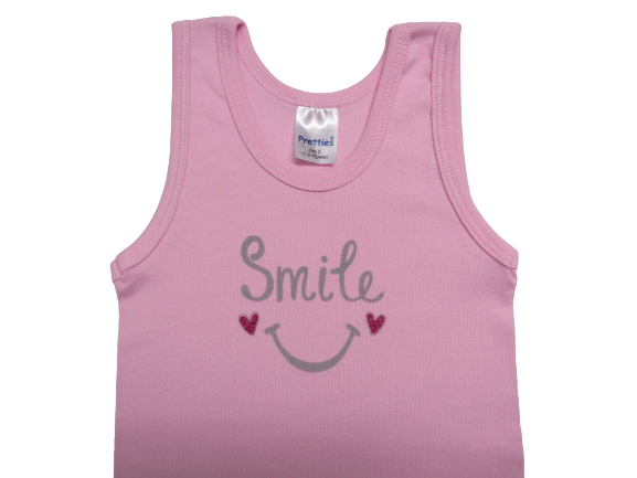 PRETTY BABY ΠΑΙΔΙΚΟ ΑΜΑΝΙΚΟ ΦΑΝΕΛΑΚΙ SMILE 1442 – ροζ ΡΟΖ φωτογραφία