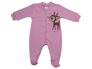 PRETTY BABY ΒΡΕΦΙΚΟ ΒΑΜΒΑΚΕΡΟ ΦΟΡΜΑΚΙ 1551 - ροζ