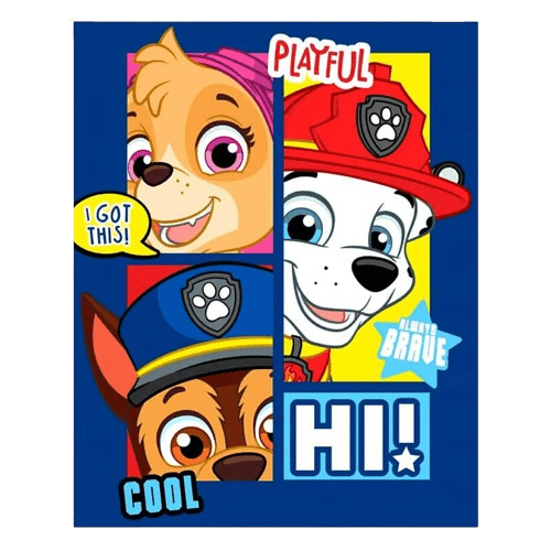 NICKELODEON PAW PATROL ΒΡΕΦΙΚΗ ΠΑΙΔΙΚΗ FLEECE ΚΟΥΒΕΡΤΑ 100×140 1595 – μπλε 31189