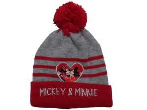 ©DISNEY ΠΑΙΔIΚΟΣ ΠΛΕΚΤΟΣ ΣΚΟΥΦΟΣ MINNIE MOUSE 1610 – γκρι