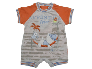 ELLEPI ΒΡΕΦΙΚΟ ΚΟΝΤΟΜΑΝΙΚΟ ΦΟΡΜΑΚΙ 0705 - γκρι