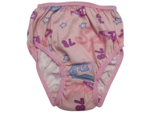 Βρεφικό εσώρουχο σλιπ ψηλόμεσο με μανιτάρια για κορίτσια, χωρίς τύπωμα (1 τεμάχιο)