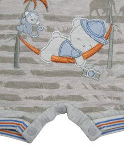 ELLEPI ΒΡΕΦΙΚΟ ΚΟΝΤΟΜΑΝΙΚΟ ΦΟΡΜΑΚΙ 0705 - γκρι