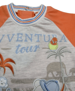 ELLEPI ΒΡΕΦΙΚΟ ΚΟΝΤΟΜΑΝΙΚΟ ΦΟΡΜΑΚΙ 0705 - γκρι