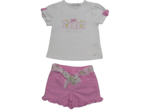 LOLETA ΠΑΙΔΙΚΟ ΣΕΤ ΜΕ ΥΦΑΣΜΑΤΙΝΟ ΣΟΡΤΣ 1148 - ροζ