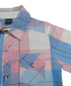 DMK ΠΑΙΔΙΚΟ ΚΟΝΤΟΜΑΝΙΚΟ ΠΟΥΚΑΜΙΣΟ 1648 - καρό