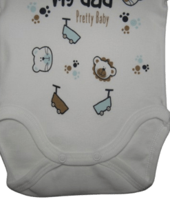 PRETTY BABY ΒΡΕΦΙΚΟ ΚΟΝΤΟΜΑΝΙΚΟ ΚΟΡΜΑΚΙ 1686 – λευκό