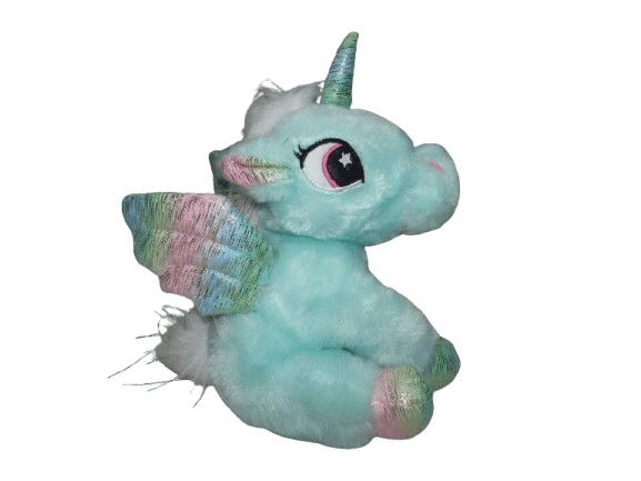 PLUSH UNICORN SPARKLE ΛΟΥΤΡΙΝΟ 23cm 1709 - τιρκουαζ