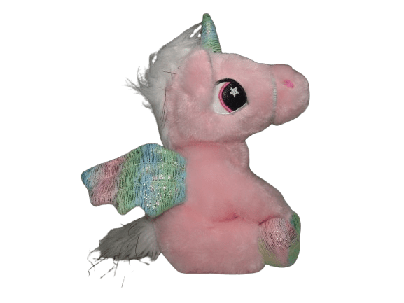 PLUSH UNICORN SPARKLE ΛΟΥΤΡΙΝΟ 23cm 1710 - ροζ 32961