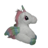 PLUSH UNICORN SPARKLE ΛΟΥΤΡΙΝΟ 23cm 1711 – λευκό