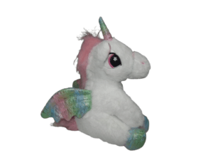 PLUSH UNICORN SPARKLE ΛΟΥΤΡΙΝΟ 23cm 1711 – λευκό