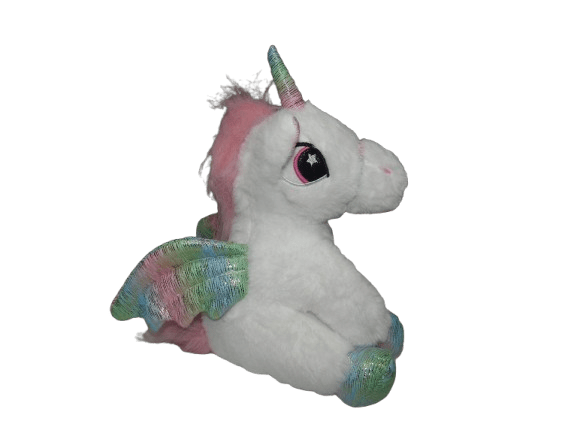 PLUSH UNICORN SPARKLE ΛΟΥΤΡΙΝΟ 23cm 1711 – λευκό 32966