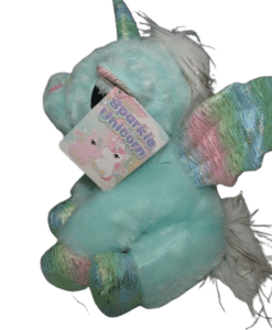 PLUSH UNICORN SPARKLE ΛΟΥΤΡΙΝΟ 23cm 1709 - τιρκουαζ