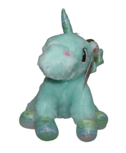 PLUSH UNICORN SPARKLE ΛΟΥΤΡΙΝΟ 23cm 1709 - τιρκουαζ