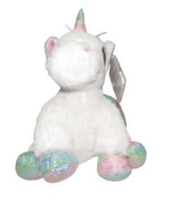 PLUSH UNICORN SPARKLE ΛΟΥΤΡΙΝΟ 23cm 1711 – λευκό