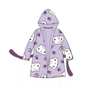 DREAMWORKS ΠΑΙΔΙΚΟ ΜΠΟΥΡΝΟΥΖΙ FLEECE GABBY'S DOLLHOUSE 1757 - μοβ