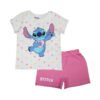 ©DISNEY ΠΑΙΔIΚΟ ΣΕΤ T-SHIRT ΒΕΡΜΟΥΔΑ LILO AND STITCH 1768 - ροζ