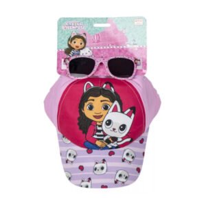 DREAMWORKS ΠΑΙΔΙΚΟ ΣΕΤ ΚΑΠΕΛΟ ΓΥΑΛΙΑ GABBY'S DOLLHOUSE 1776 - ροζ