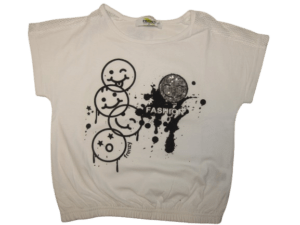 FRENZY ΠΑΙΔΙΚΟ ΒΑΜΒΑΚΕΡΟ T-SHIRT 1854 – λευκό