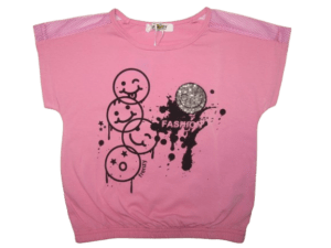 FRENZY ΠΑΙΔΙΚΟ ΒΑΜΒΑΚΕΡΟ T-SHIRT 1855 – ροζ