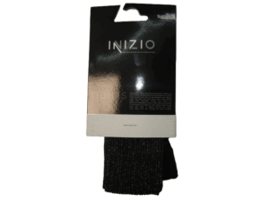 INIZIO ΠΑΙΔΙΚΟ ΚΑΛΣΟΝ ΚΑΘΕΤΗ ΡΙΓΑ LUREX 1389 - μαύρο