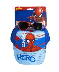 MARVEL ΠΑΙΔΙΚΟ ΣΕΤ ΚΑΠΕΛΟ ΓΥΑΛΙΑ SPIDERMAN 1983 – μπλε