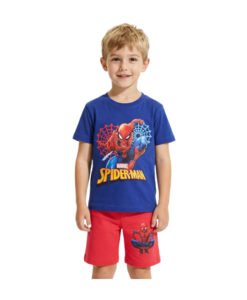 MARVEL ΠΑΙΔΙΚΟ ΣΕΤ T-SHIRT ΣΟΡΤΣ SPIDERMAN 1999 - κόκκινο