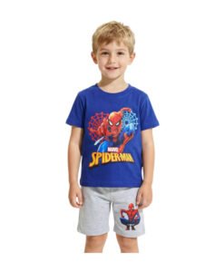 MARVEL ΠΑΙΔΙΚΟ ΣΕΤ T-SHIRT ΣΟΡΤΣ SPIDERMAN 2000 - γκρι