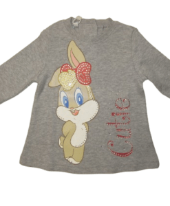 LOONEY TUNES ΠΑΙΔΙΚΗ ΜΑΚΡΥΜΑΝΙΚΗ ΜΠΛΟΥΖΑ 5H204_B – γκρι