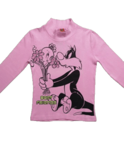 LOONEY TUNES ΠΑΙΔΙΚΗ ΜΑΚΡΥΜΑΝΙΚΗ ΜΠΛΟΥΖΑ WB61M143 - ροζ