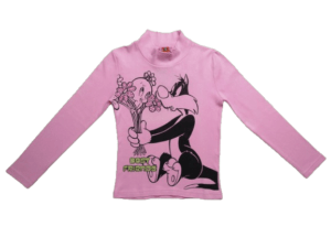 LOONEY TUNES ΠΑΙΔΙΚΗ ΜΑΚΡΥΜΑΝΙΚΗ ΜΠΛΟΥΖΑ WB61M143 - ροζ
