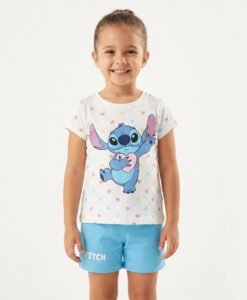 ©DISNEY ΠΑΙΔIΚΟ ΣΕΤ T-SHIRT ΒΕΡΜΟΥΔΑ LILO AND STITCH 1769 – μπλε