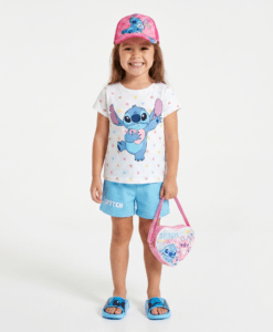 ©DISNEY ΠΑΙΔIΚΟ ΣΕΤ T-SHIRT ΒΕΡΜΟΥΔΑ LILO AND STITCH 1769 – μπλε
