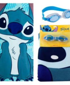 ©DISNEY ΠΑΙΔΙΚΟ ΣΕΤ ΠΕΤΣΕΤΑ ΓΥΛΙΑ ΚΟΛΥΜΒΗΣΗΣ LILO AND STITCH 3018 – μπλε