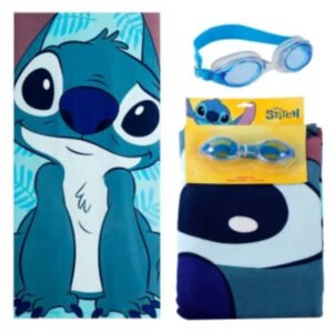 ©DISNEY ΠΑΙΔΙΚΟ ΣΕΤ ΠΕΤΣΕΤΑ ΓΥΛΙΑ ΚΟΛΥΜΒΗΣΗΣ LILO AND STITCH 3018 – μπλε