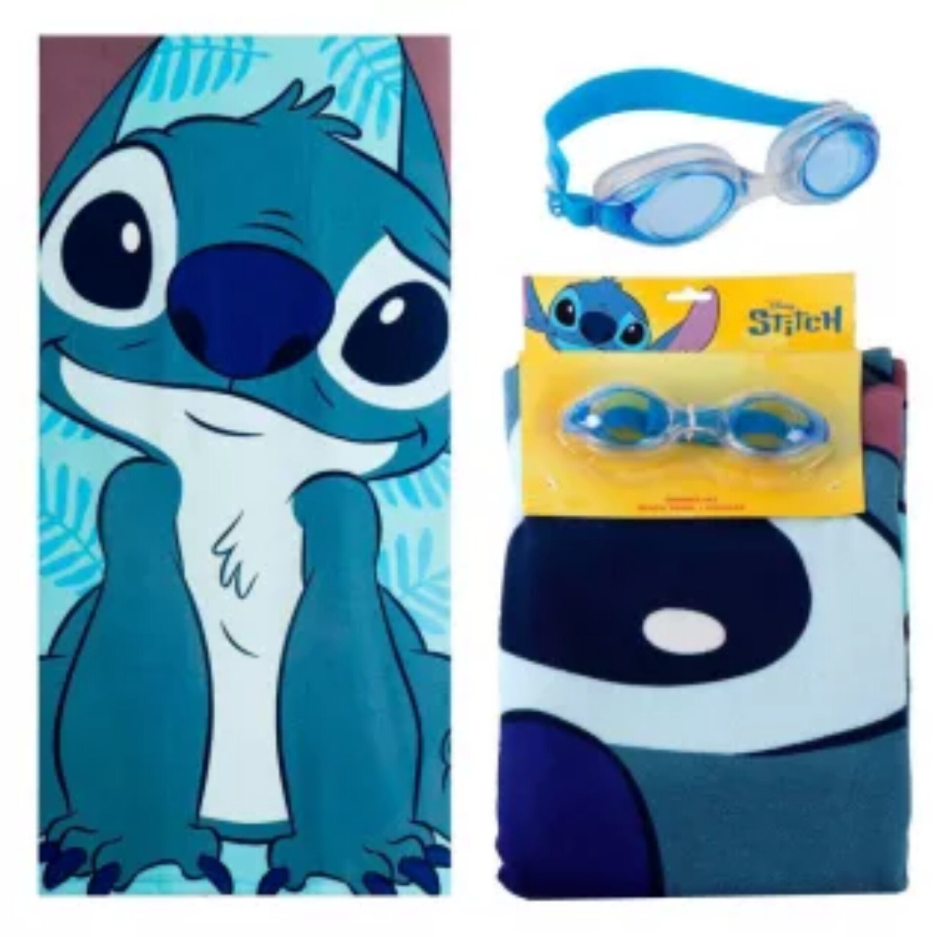 ©DISNEY ΠΑΙΔΙΚΟ ΣΕΤ ΠΕΤΣΕΤΑ ΓΥΛΙΑ ΚΟΛΥΜΒΗΣΗΣ LILO AND STITCH 3018 – μπλε