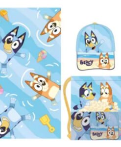BLUEY ΠΑΙΔΙΚΟ ΣΕΤ ΤΣΑΝΤΑ ΠΕΤΣΕΤΑ ΚΑΠΕΛΟ 3020 - μπλε