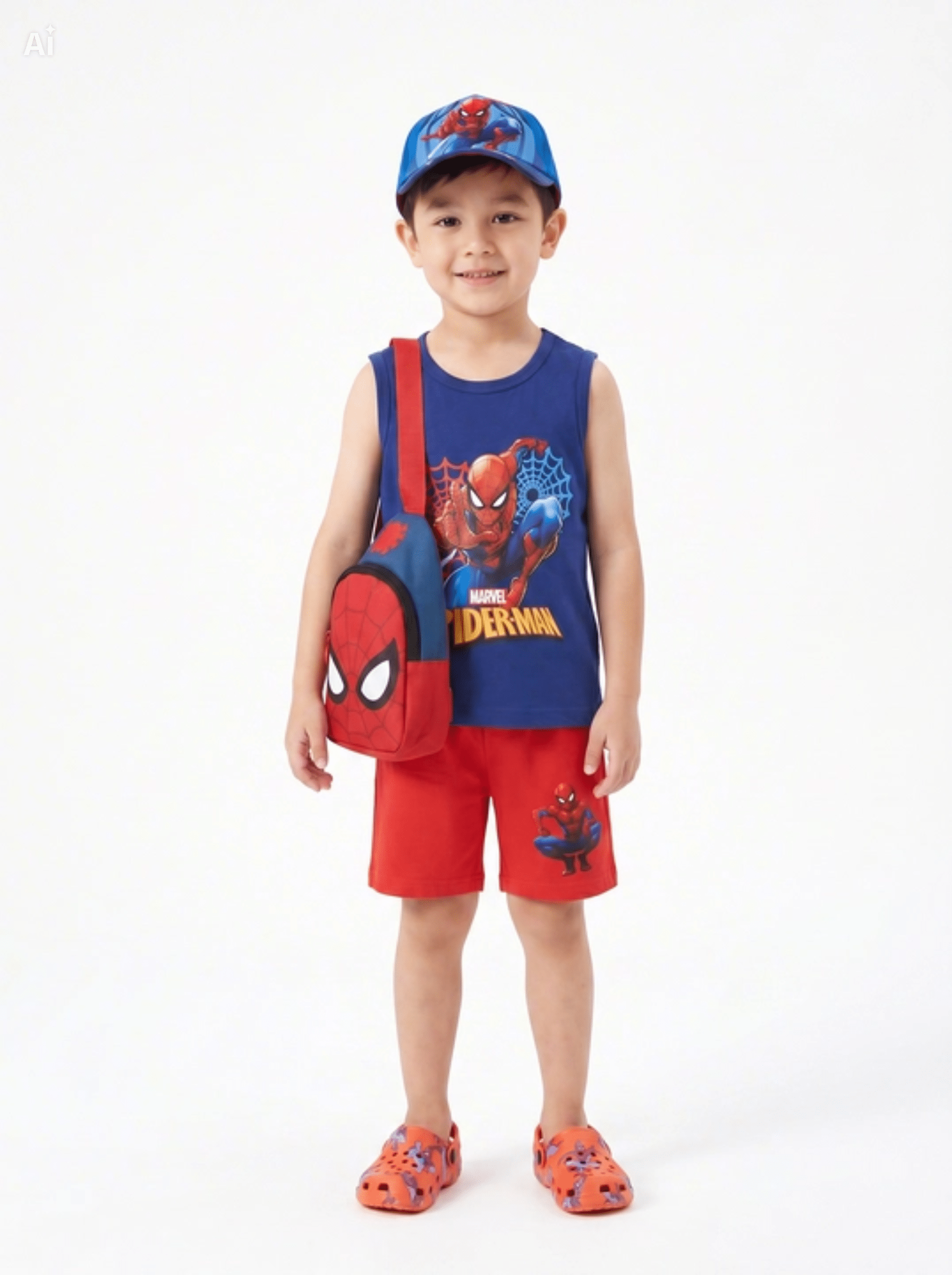 MARVEL ΠΑΙΔΙΚΟ ΣΕΤ ΜΕ ΣΟΡΤΣ SPIDERMAN 3008 - κόκκινο