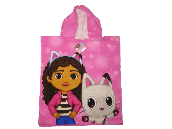 DREAMWORKS ΠΑΙΔΙΚΗ ΠΕΤΣΕΤΑ PONCHO GABBY'S DOLLHOUSE 3022 - ροζ