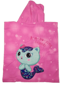 DREAMWORKS ΠΑΙΔΙΚΗ ΠΕΤΣΕΤΑ PONCHO GABBY'S DOLLHOUSE 3022 - ροζ