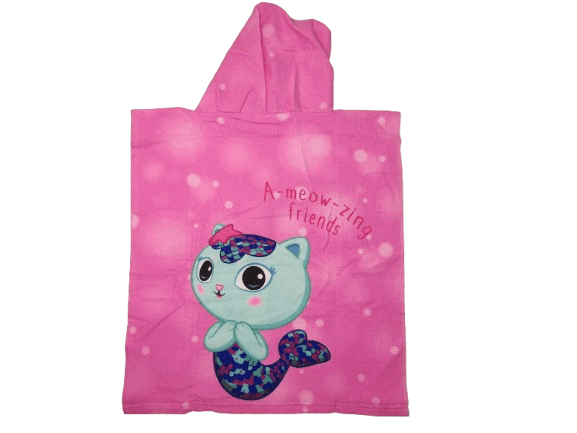 DREAMWORKS ΠΑΙΔΙΚΗ ΠΕΤΣΕΤΑ PONCHO GABBY'S DOLLHOUSE 3022 - ροζ