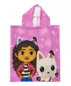 DREAMWORKS ΠΑΙΔΙΚΗ ΠΕΤΣΕΤΑ PONCHO GABBY'S DOLLHOUSE 3022 - ροζ